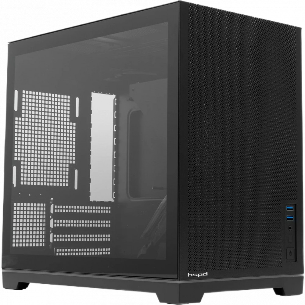 Корпус HSPD M211-TGBK Black Mini-Tower — фото товара