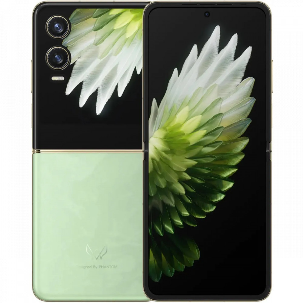Смартфон TECNO Phantom V Flip2 8/256Gb Travertine Green ae11 256+8 travertine green 256 Гб, 8 Гб — фото товара