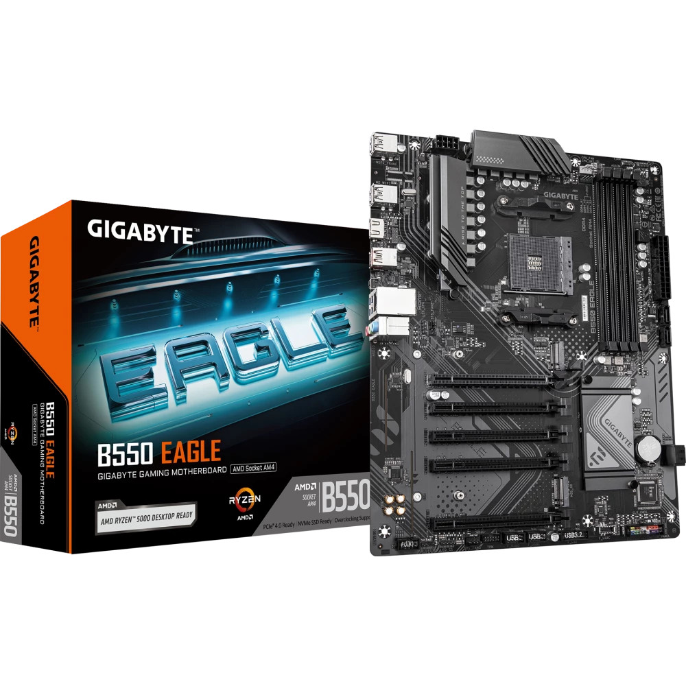 Материнская плата Gigabyte B550 EAGLE ATX, AMD AM4 — фото товара