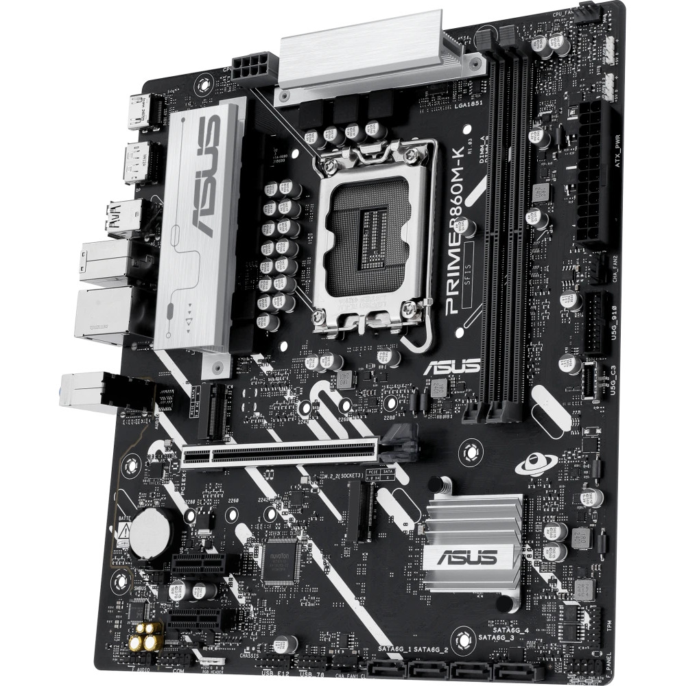 Материнская плата Asus PRIME B860M-K Micro-ATX, LGA 1851 - миниатюра 3