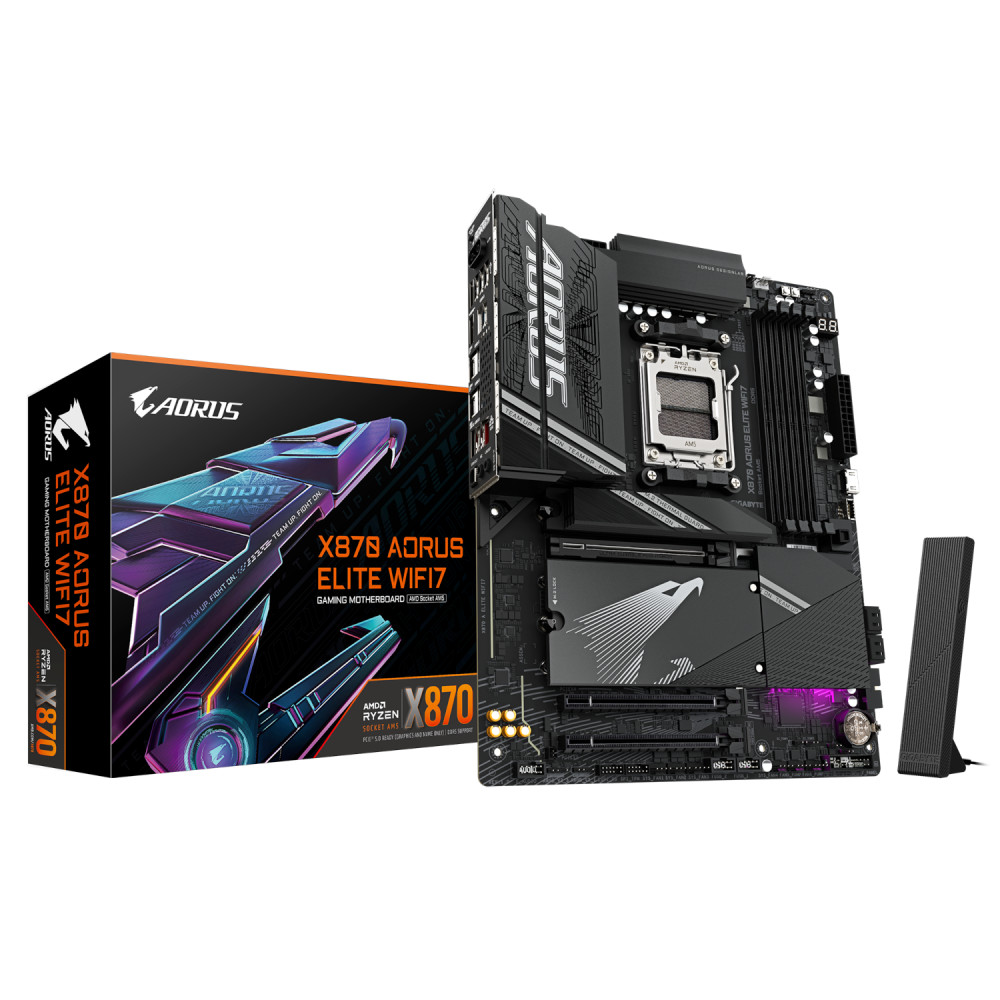 Материнская плата Gigabyte X870 A ELITE WIFI7 ATX, AMD AM5 - миниатюра 4