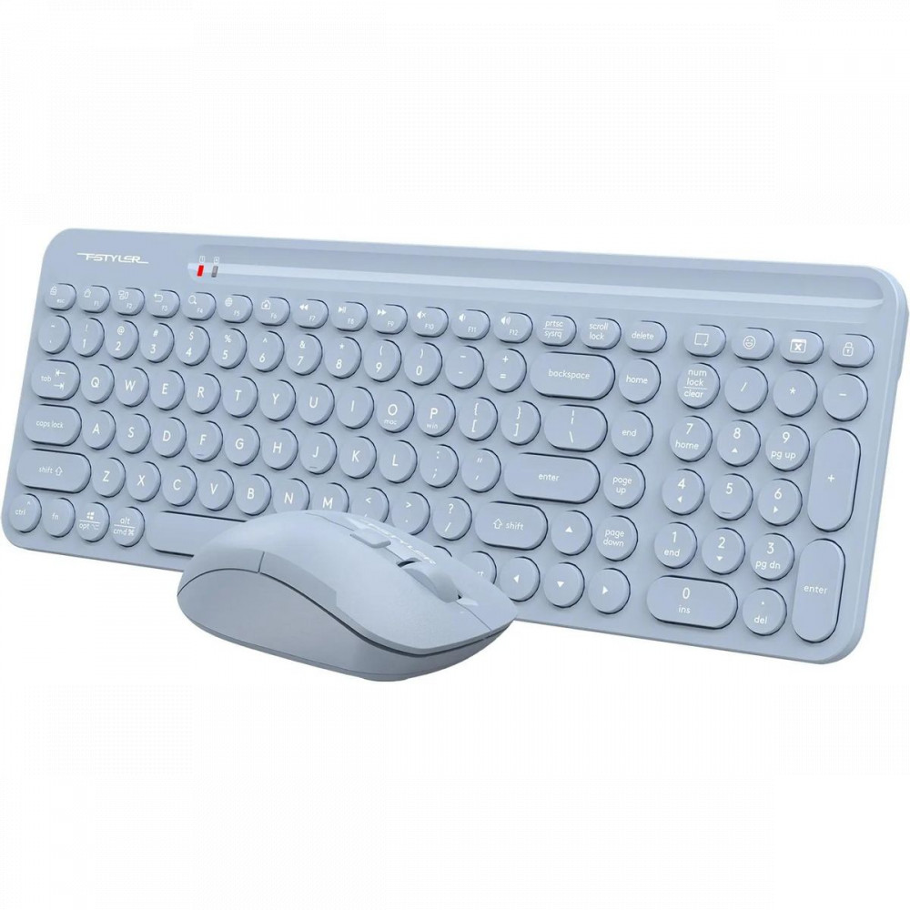 Клавиатура + мышь A4Tech Fstyler FG3300 Air Blue - миниатюра 3