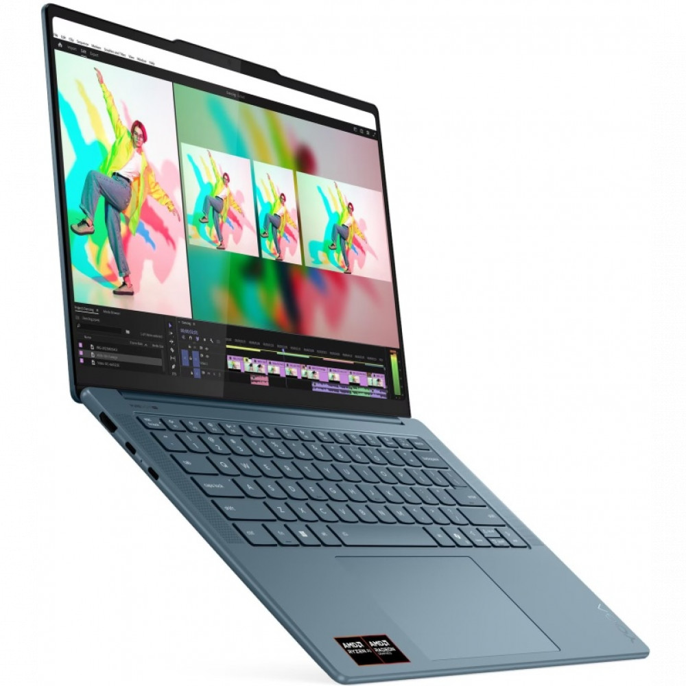 Ноутбук Lenovo Yoga Pro 7 14ASP10 83LX000RRK 14.5 ", HiDPI 2944x1840 (16:10), AMD, Ryzen AI 9, 32 Гб, 1 ТБ, AMD Radeon 880M - миниатюра 2