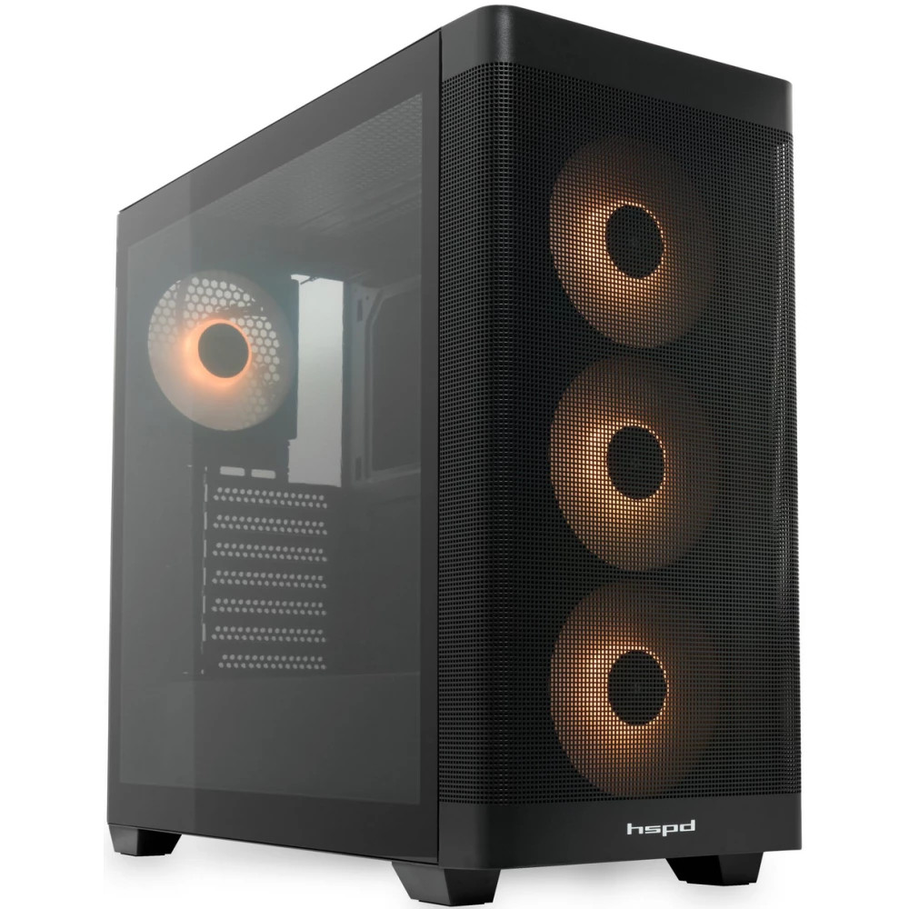 Корпус HSPD M740-TGBK-ARGB Mid-Tower — фото товара
