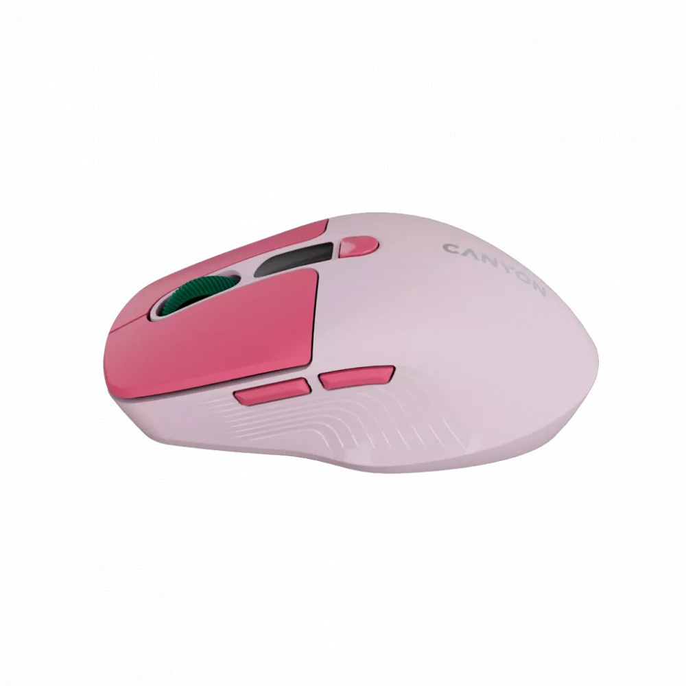 Мышь Canyon MW-26 LCD Silent Dual Mode Wireless Pink CNS-CMSW26P Бюджетные, Беспроводная - миниатюра 3