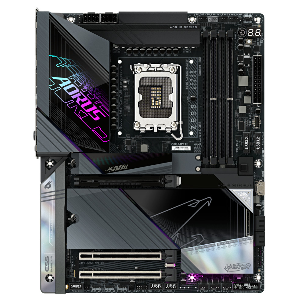Материнская плата Gigabyte Z890 AORUS MASTER ATX, LGA 1851 — фото товара