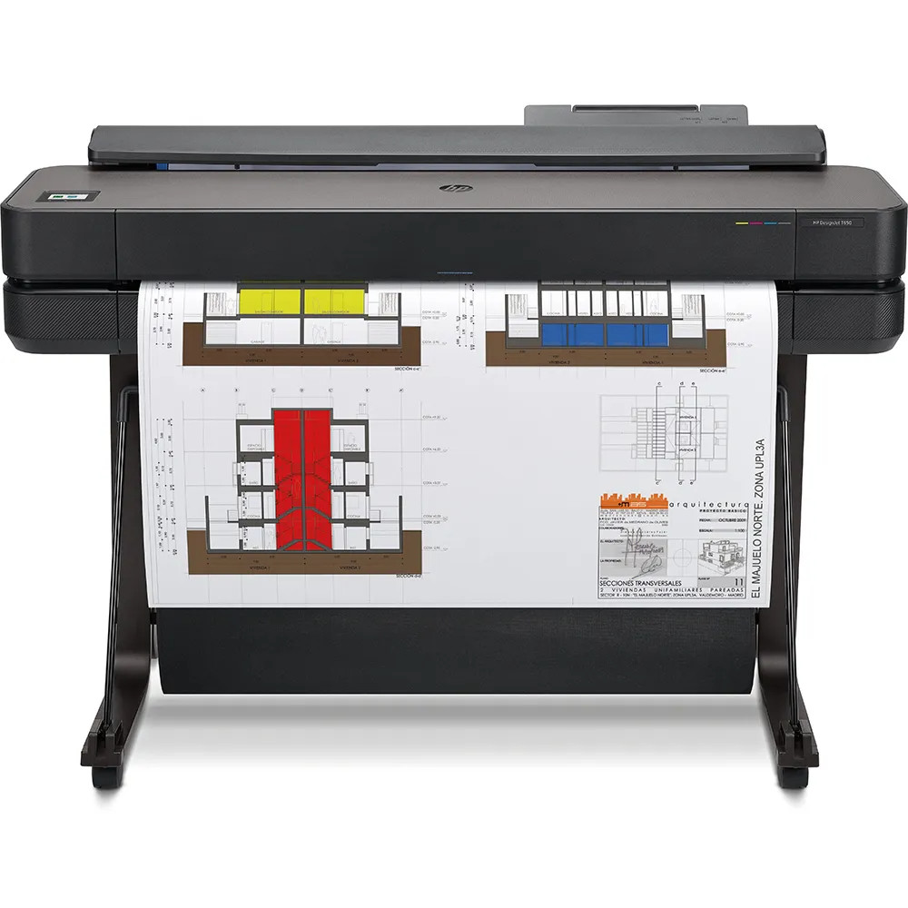 Плоттер HP Europe DesignJet T650 24 5HB08D Цветной, Струйная, A1+ (24 дюйма) (610), 24" - миниатюра 2