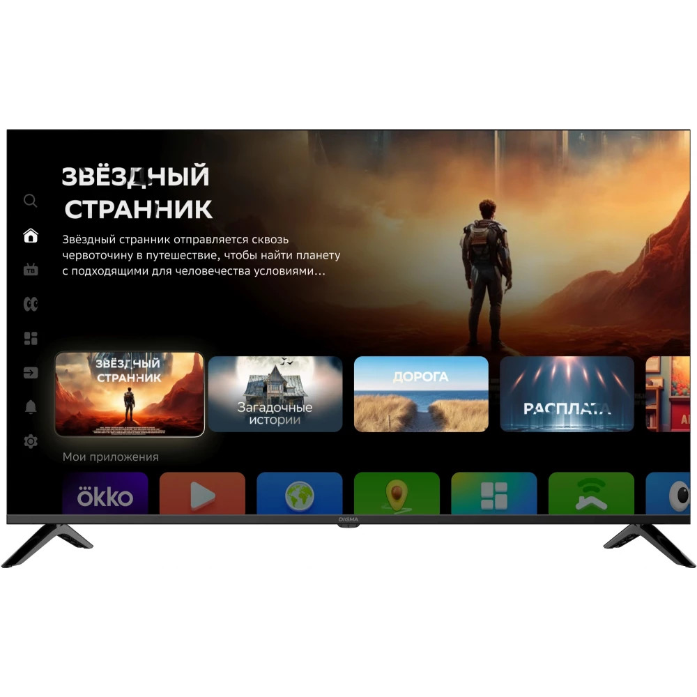 Телевизор Digma 50" DM-LED50UBB40 50 ", Smart TV, Черный — фото товара