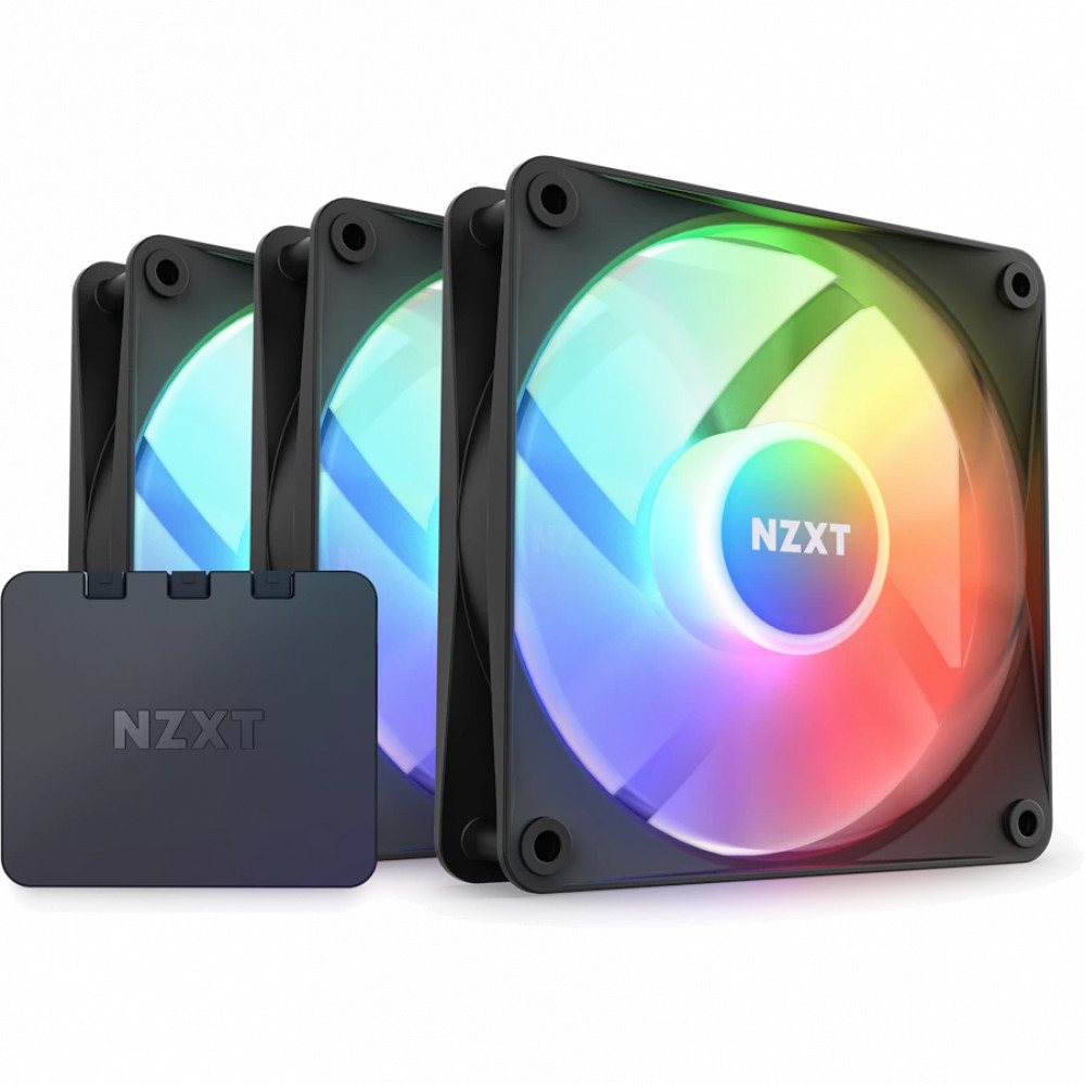 Система охлаждения NZXT F120 RGB Core Triple Pack Black RF-C12TF-B1 Для системного блока — фото товара
