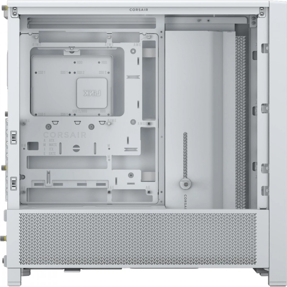Корпус Corsair Frame 4000D White CC-9011291-WW Mid-Tower - миниатюра 3