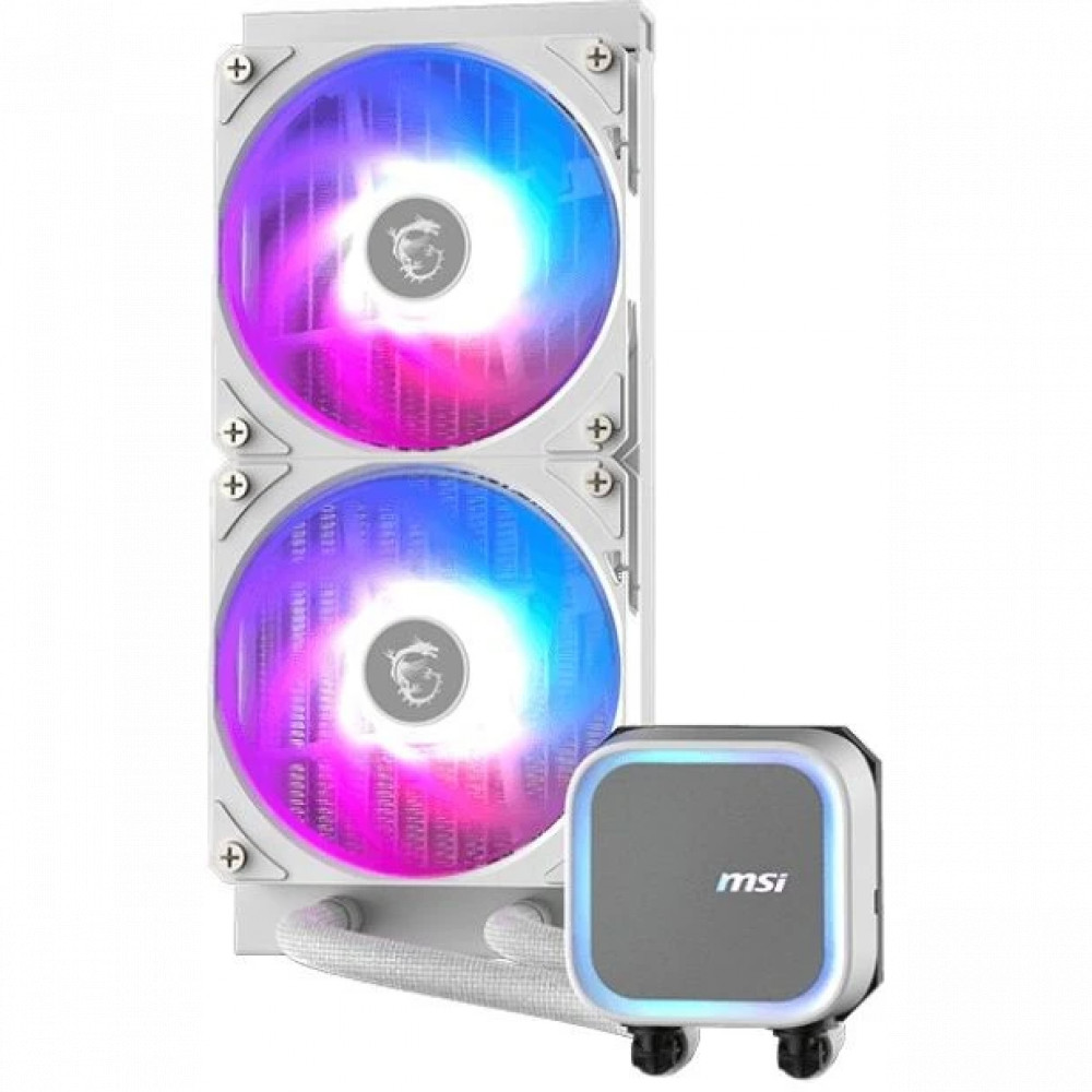 Система охлаждения MSI MAG CORELIQUID A13 240 WHITE Для процессора - миниатюра 2