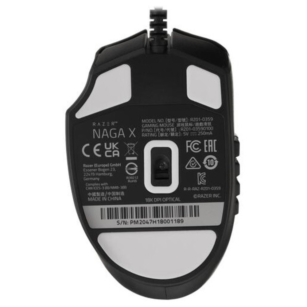 Мышь Razer Naga X RZ01-03590100-R3M1 Игровые, Проводная - миниатюра 8