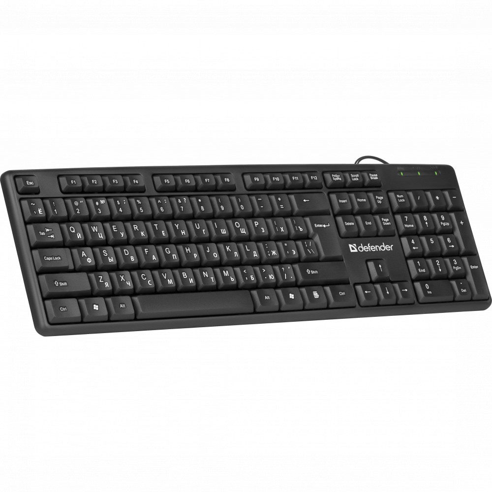Клавиатура Defender Element HB-520 Проводная, USB - миниатюра 4