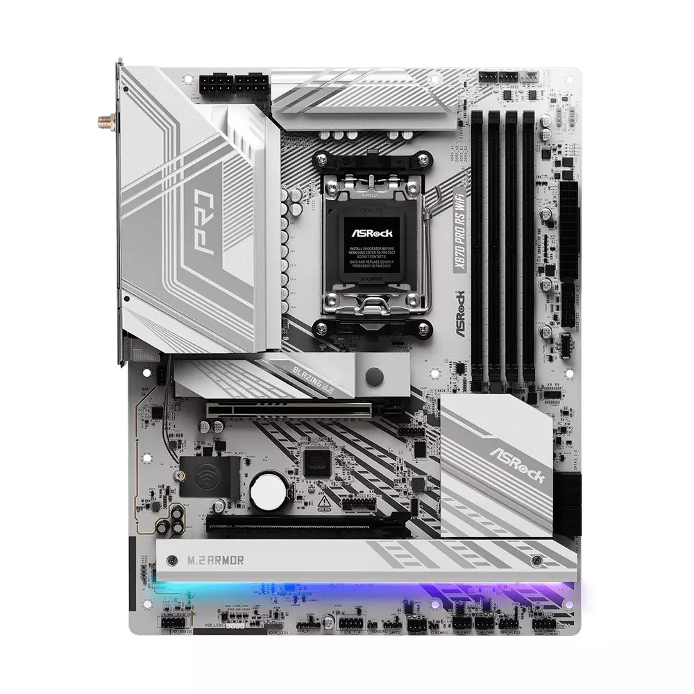 Материнская плата ASRock X870 Pro RS WiFi 90-MXBQ00-A0UAYZ ATX, AMD AM5 — фото товара