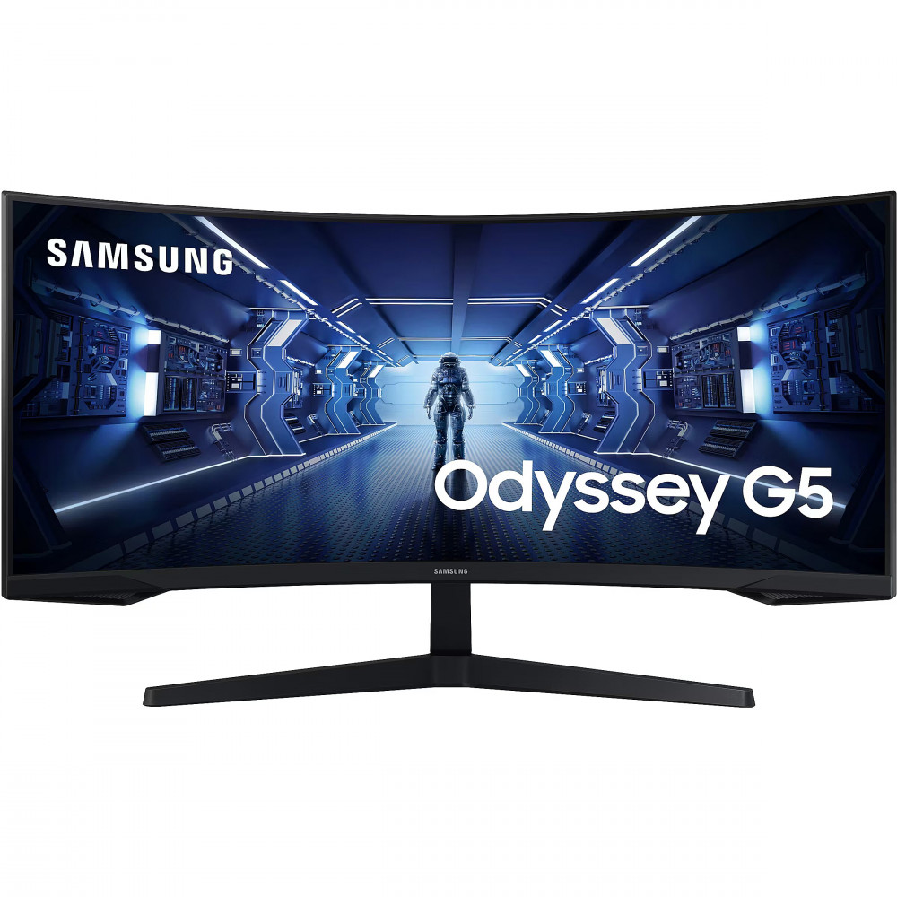 Монитор Samsung LC34G55TWWPXEN 34 ", VA, Ultra-Wide QHD 3440x1440 (21:9), 165 Гц — фото товара
