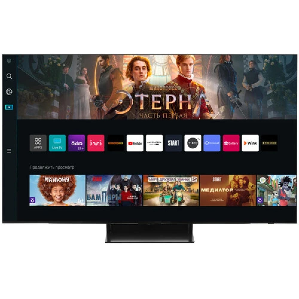 Телевизор Samsung QE55S90FAUXCE 55 ", Черный — фото товара