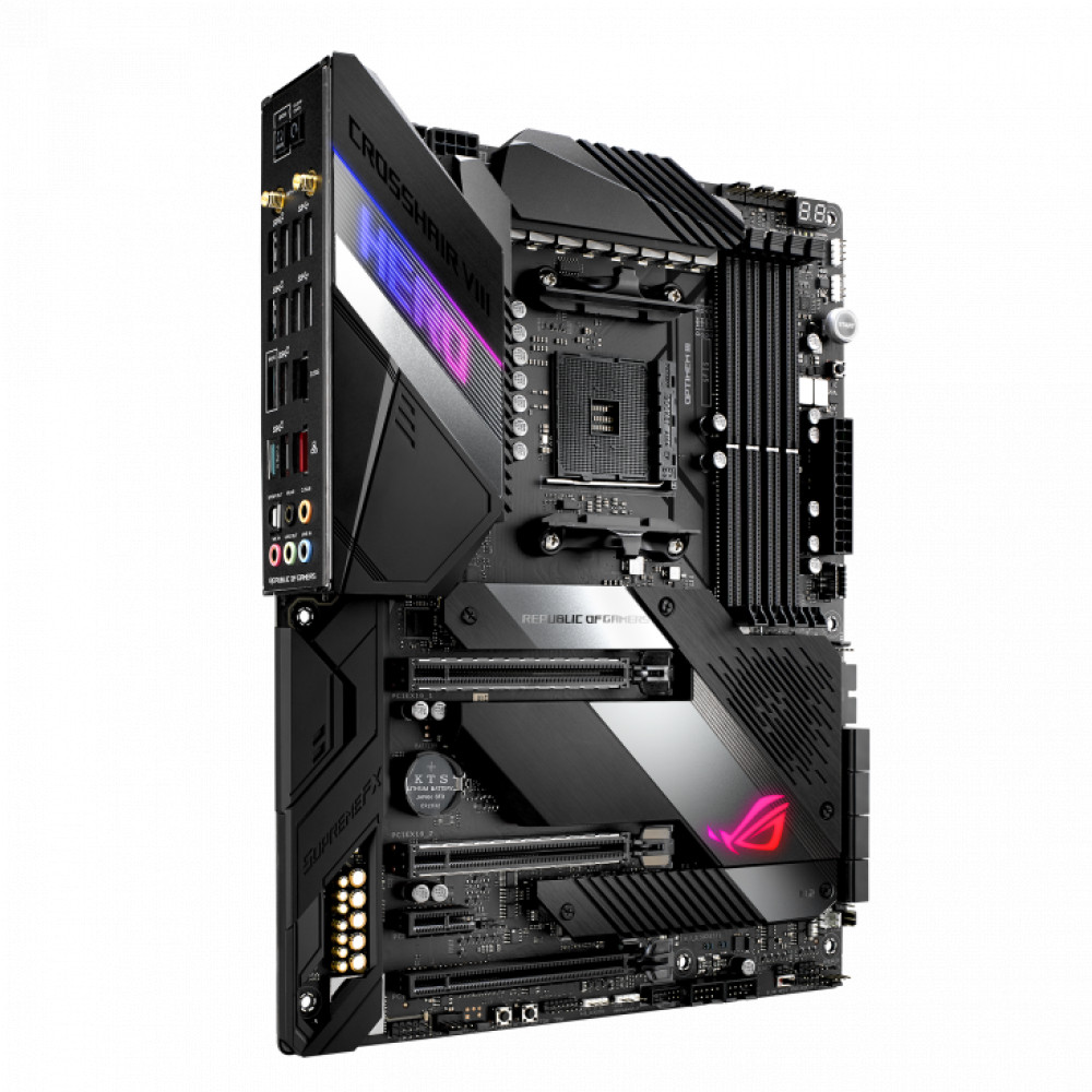 Материнская плата Asus ROG CROSSHAIR VIII HERO (WI-FI) 90MB10T0-M0EAY0 ATX, AMD AM4 - миниатюра 2