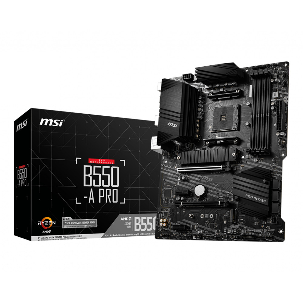 Материнская плата MSI B550-A PRO ATX, AMD AM4 — фото товара