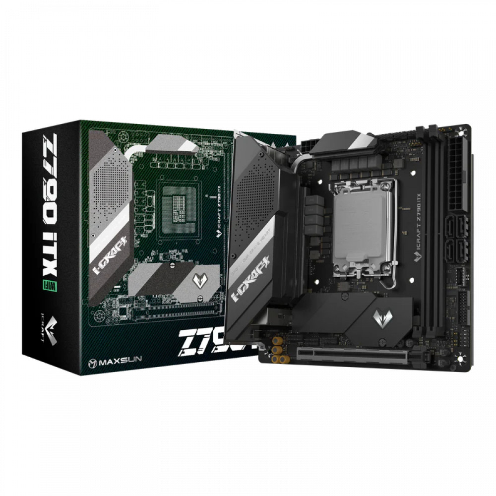 Материнская плата Maxsun iCraftZ790ITX WI-FI MS-iCraft Z790ITX WIFI Mini-ITX, LGA 1700 - миниатюра 7