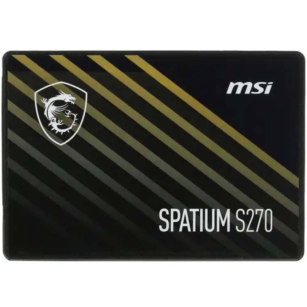Жесткий диск MSI SPATIUM S270 S78-440N070-P83 SSD (твердотельные), 240 ГБ, 2.5 дюйма, SATA — фото товара