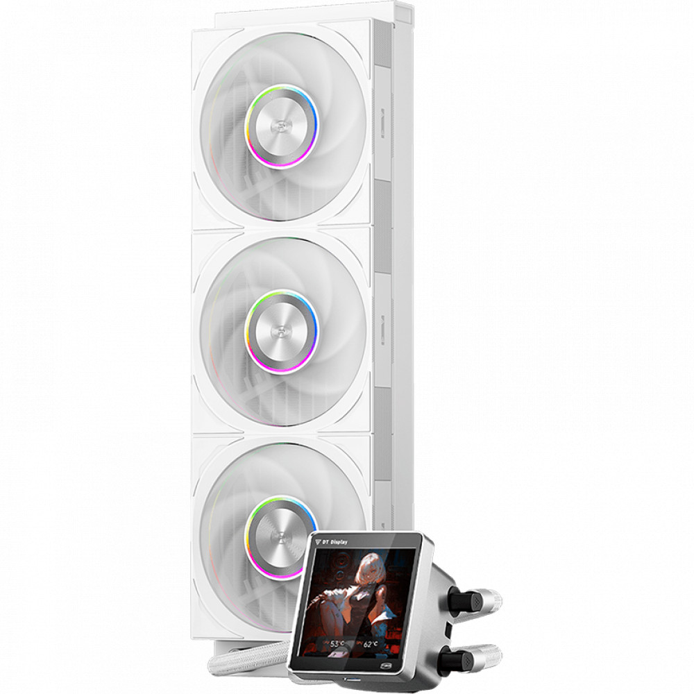 Система охлаждения PCcooler DT360 ARGB Display WH Для процессора - миниатюра 3