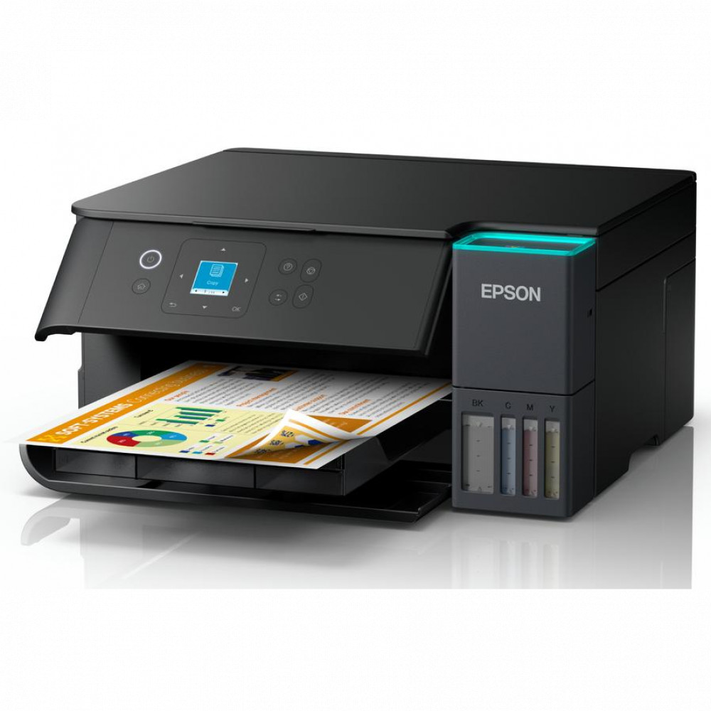 МФУ Epson L4360 C11CL41411 А4, Струйный, Цветная - миниатюра 3