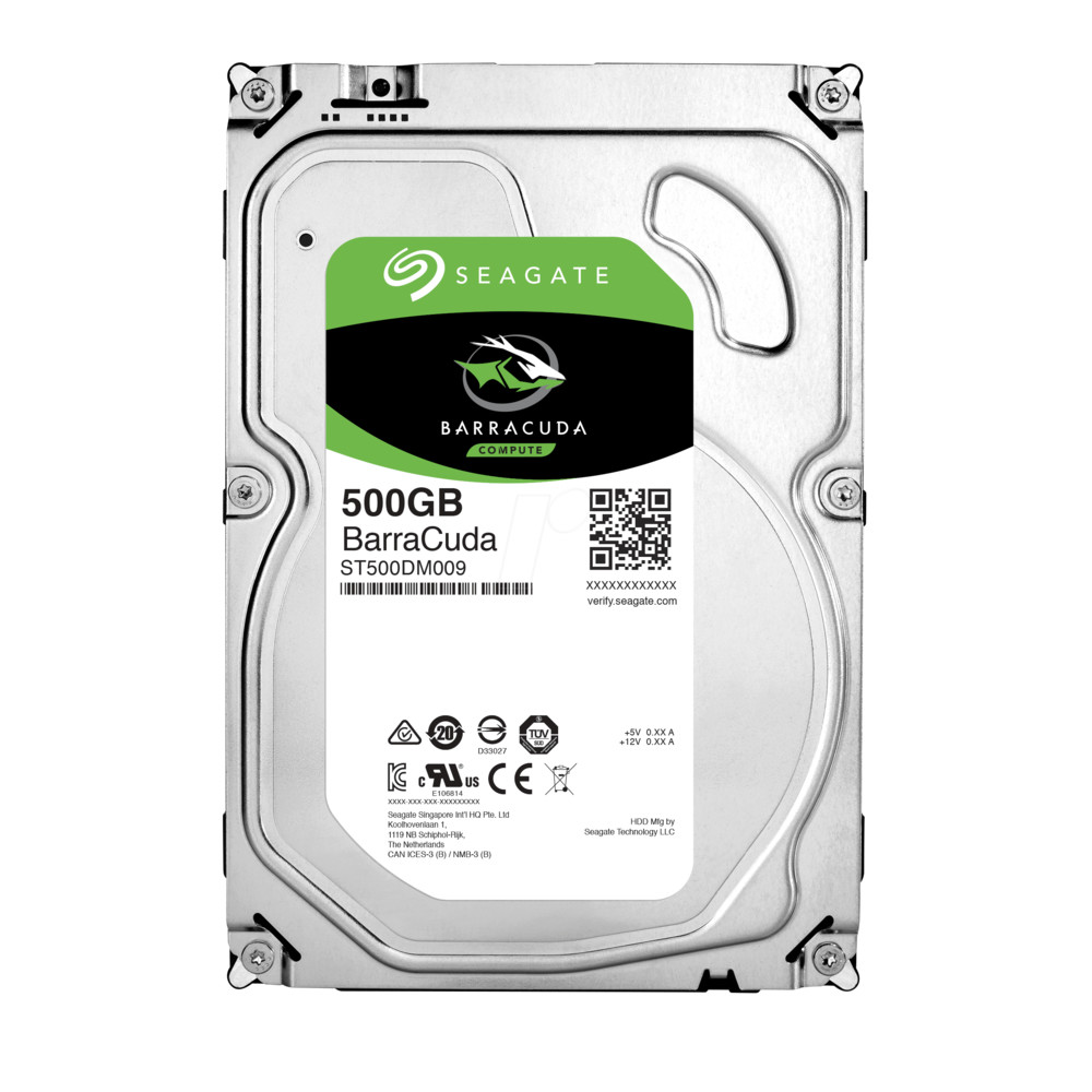 Жесткий диск Seagate BarraCuda 500 GB SATA 3.5" 7200rpm 32Mb ST500DM009 HDD (классические), 500 ГБ, 3.5 дюйма, SATA - миниатюра 2