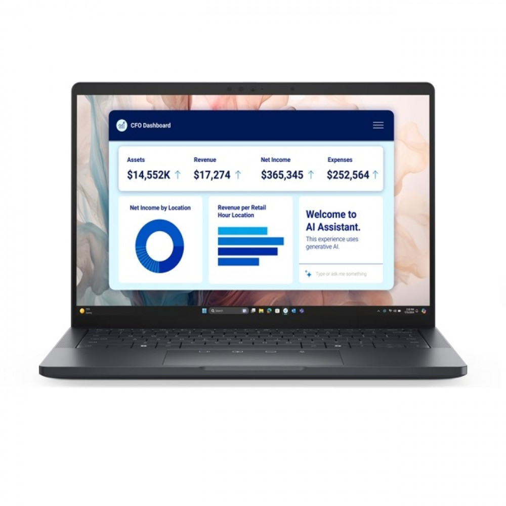 Ноутбук Dell Pro 13 Premium 210-BPBY_BTO203 13.3 ", WUXGA 1920x1200 (16:10), Intel, Core Ultra 5, 16 Гб, 512 ГБ, Intel Graphics, Windows 11 Pro - миниатюра 2