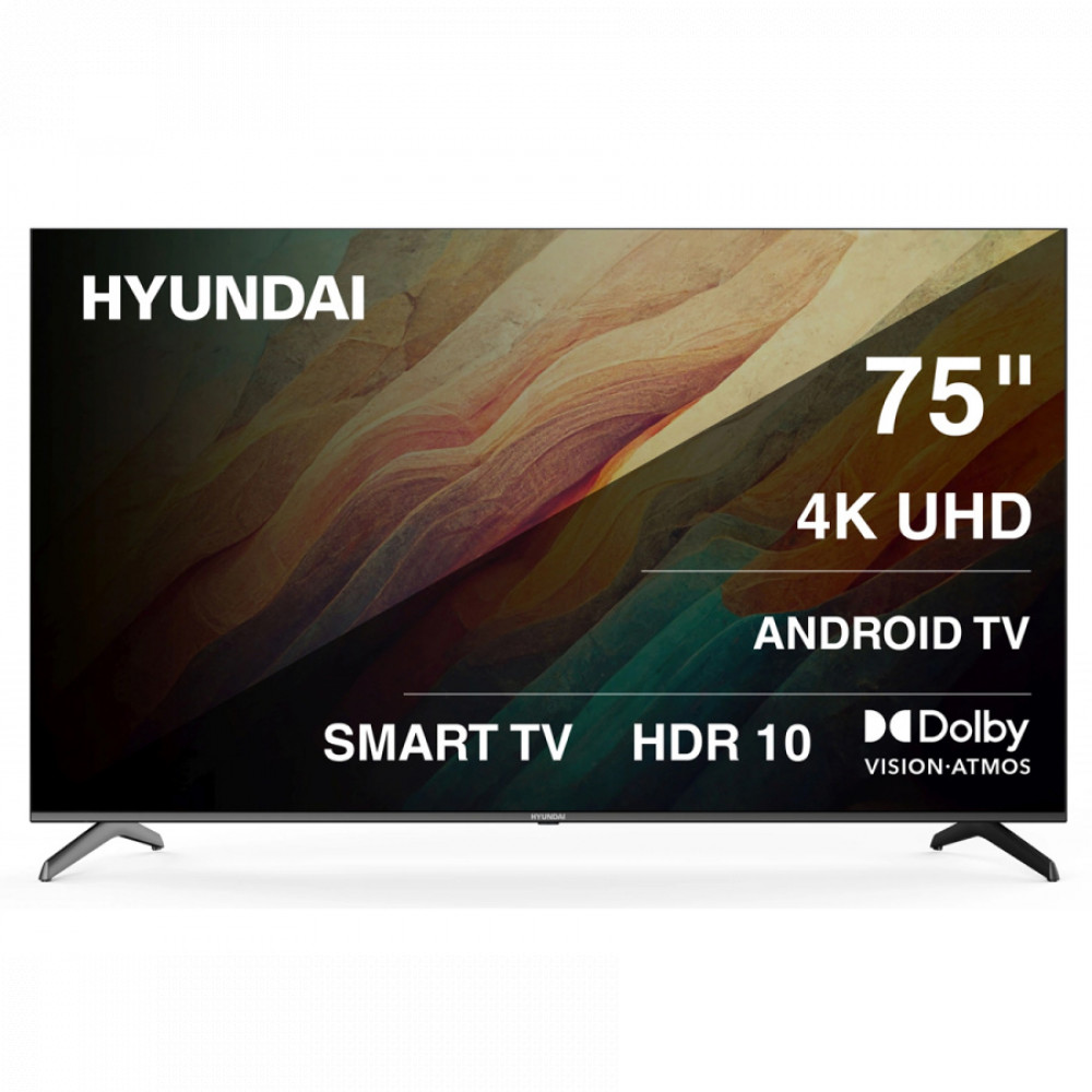 Телевизор Hyundai LED75BU7009 H-LED75BU7009 75 ", Smart TV, Черный — фото товара