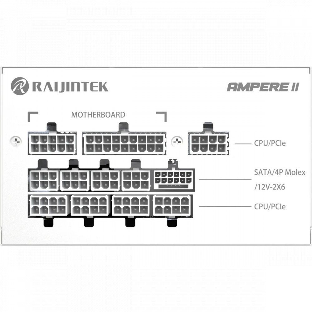 Блок питания Raijintek AMPERE II, 80+ Platinum 0R30B00042 1000 Вт - миниатюра 4