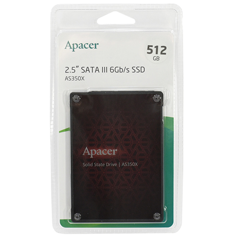 Жесткий диск Apacer AS350X AP512GAS350XR-1 SSD (твердотельные), 512 ГБ, 2.5 дюйма, SATA - миниатюра 3