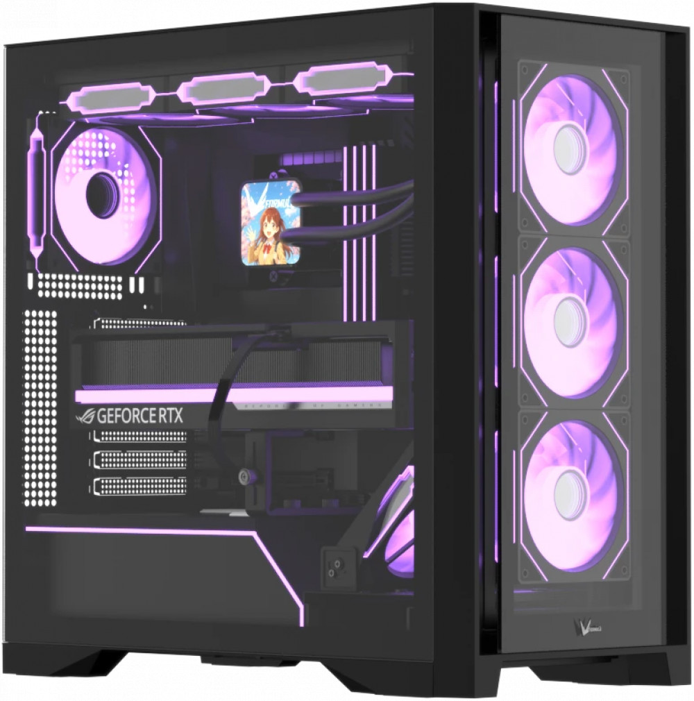 Корпус Formula AIR POWER G8 FLOE BLACK Mid-Tower — фото товара