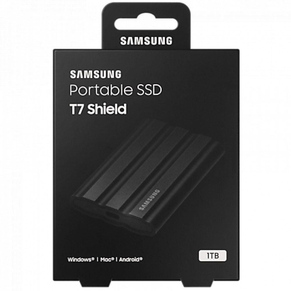Внешние накопители Samsung External SSD T7 Shield Black MU-PE1T0S/WW 1 ТБ - миниатюра 8
