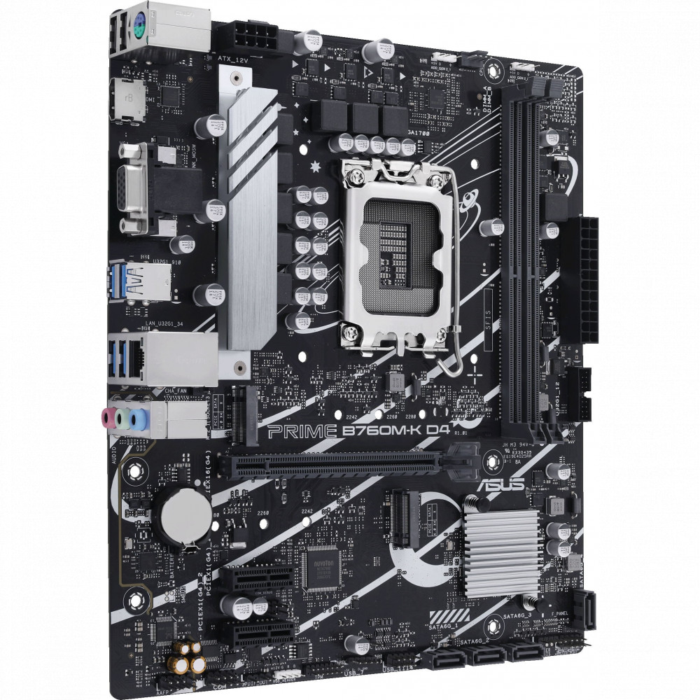 Материнская плата Asus PRIME B760M-K D4 Micro-ATX, LGA 1700 — фото товара