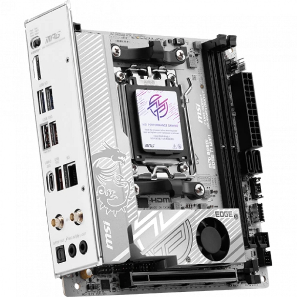 Материнская плата MSI MPG B850I EDGE TI WIFI Mini-ITX, AMD AM5 - миниатюра 3