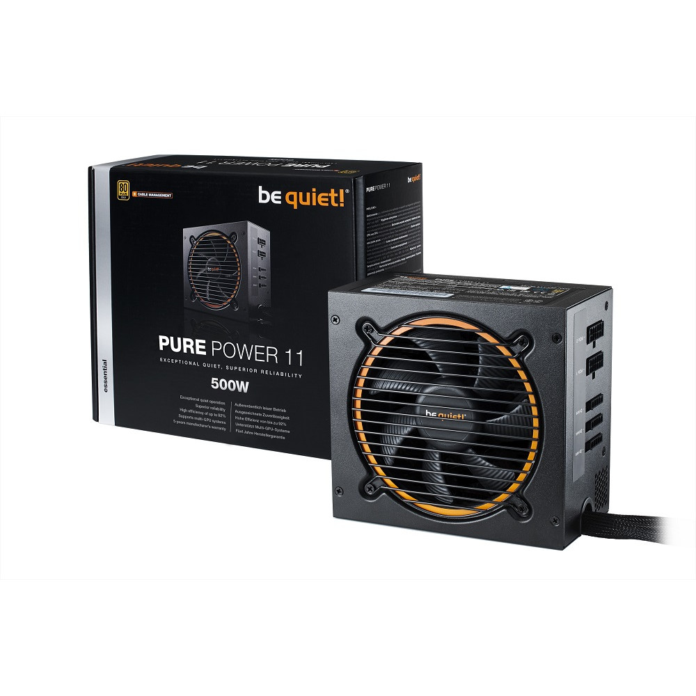 Блок питания be quiet! POWER 11-CM 500W BN297 500 Вт - миниатюра 3