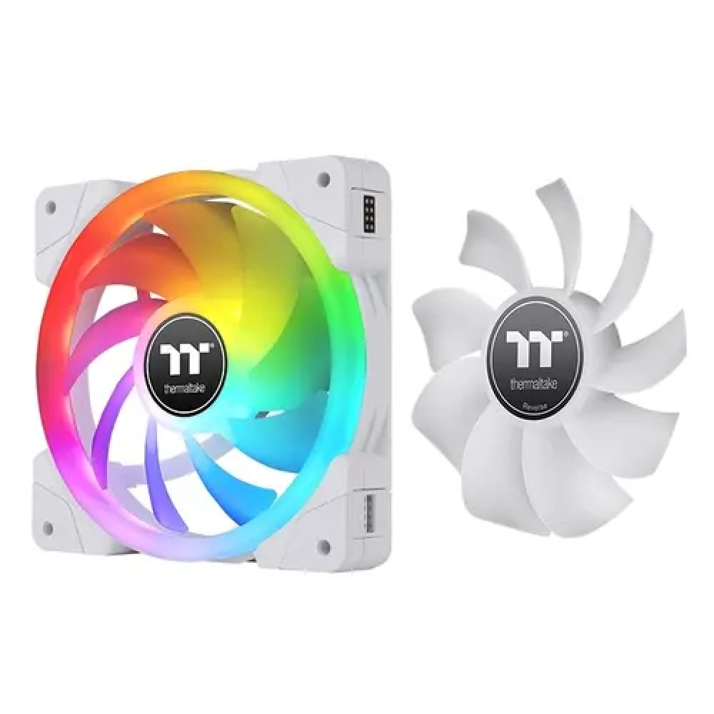 Система охлаждения Thermaltake SWAFAN EX12 RGB PC Cooling Fan White CL-F161-PL12SW-A Для системного блока - миниатюра 4