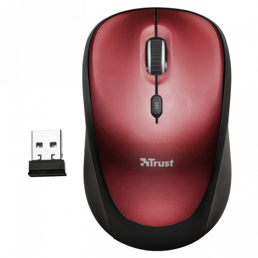 Мышь Trust Wireless Mouse Yvi 19522 Бюджетные, Беспроводная - миниатюра 2