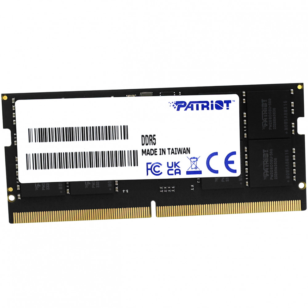 ОЗУ Patriot 32 Гб PSD532G48002S SO-DIMM, DDR5, 32 Гб, 4800 МГц - миниатюра 3