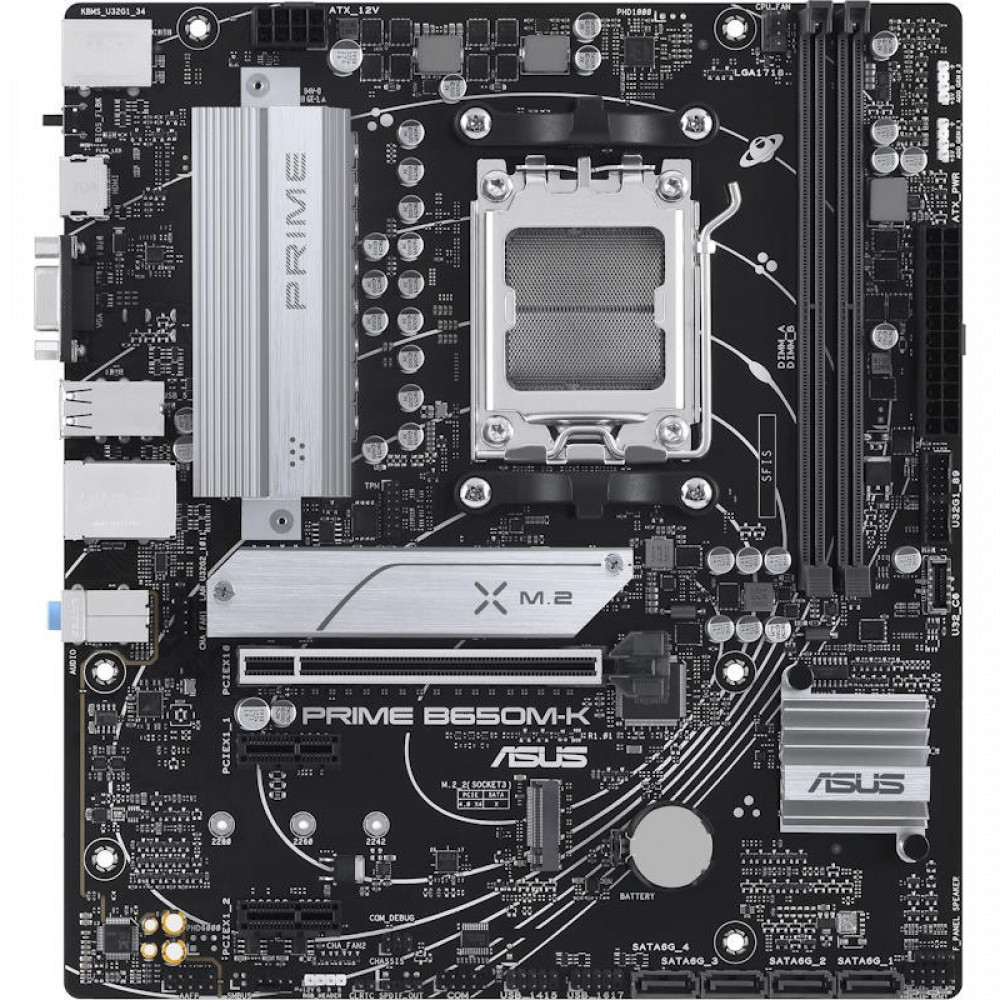 Материнская плата Asus F0GJ00PVRU PRIME B650M-K Micro-ATX, AMD AM5 - миниатюра 2