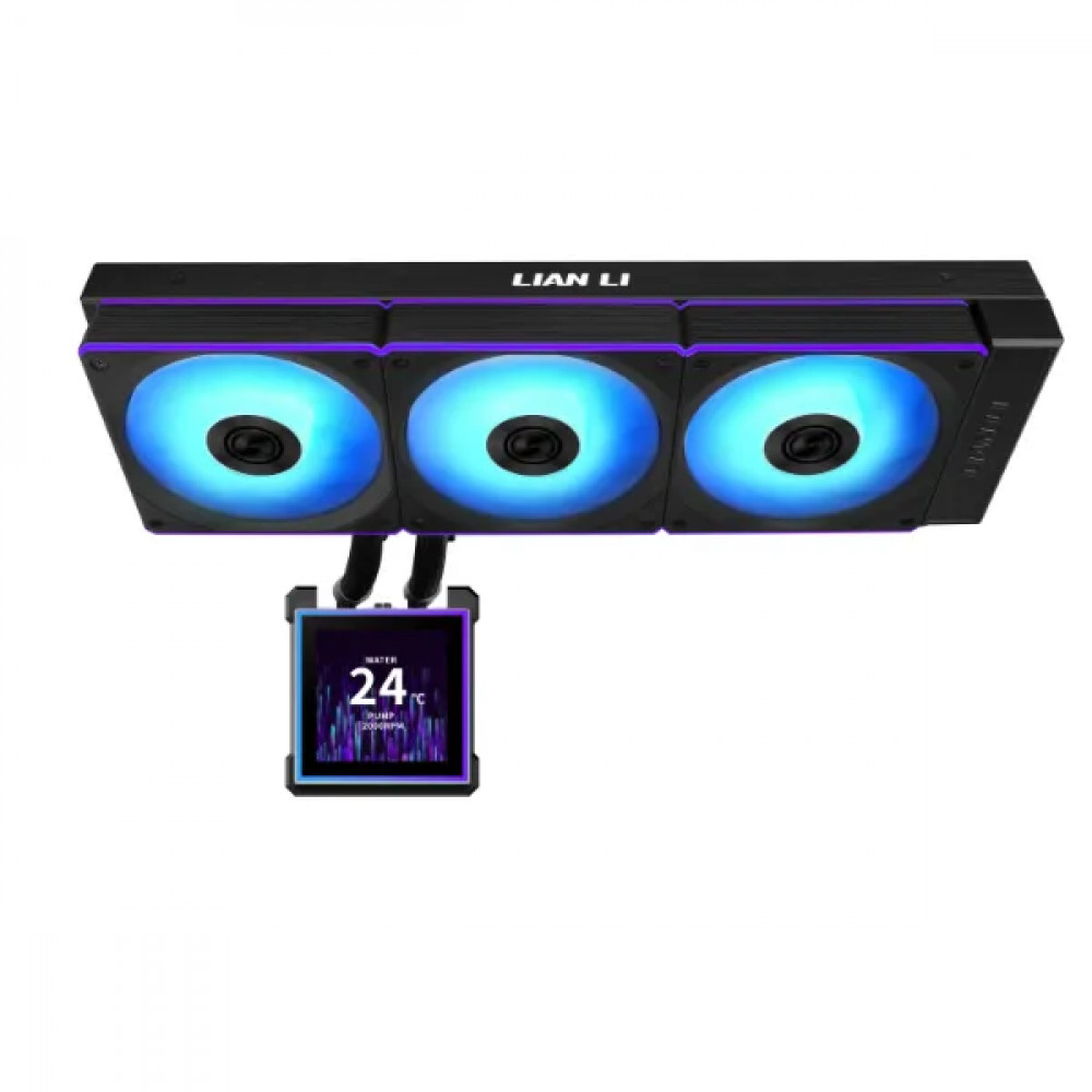 Система охлаждения Lian Li HydroShift II LCD-S 360 CL 3x120mm Black G89.GHS2LCDS36CB.00 Для процессора - миниатюра 2