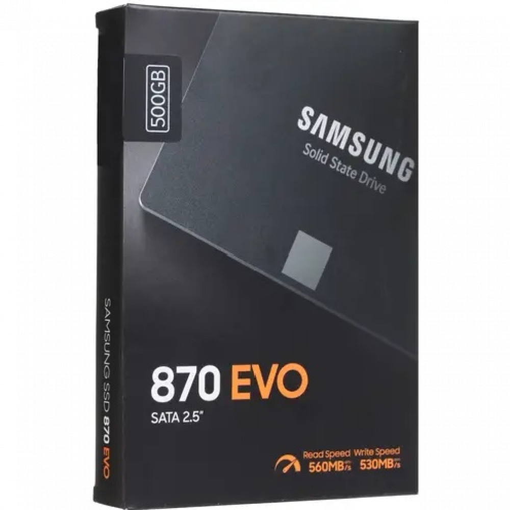 Жесткий диск Samsung 870 EVO MZ-77E500B/EU SSD (твердотельные), 500 ГБ, 2.5 дюйма, SATA - миниатюра 3