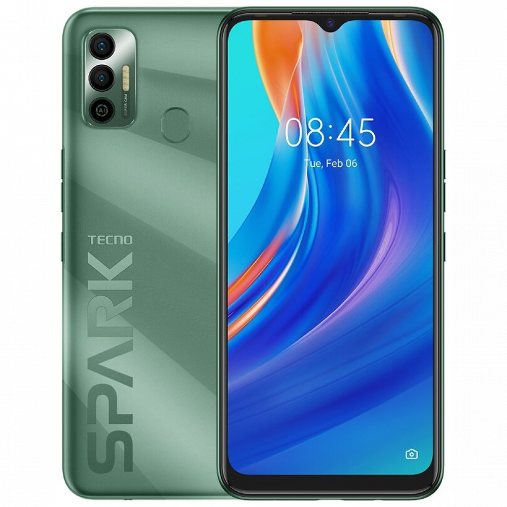 Смартфон TECNO Spark 7 KF6N/64GB/SPRUCE GREEN 64 Гб, 4 Гб — фото товара