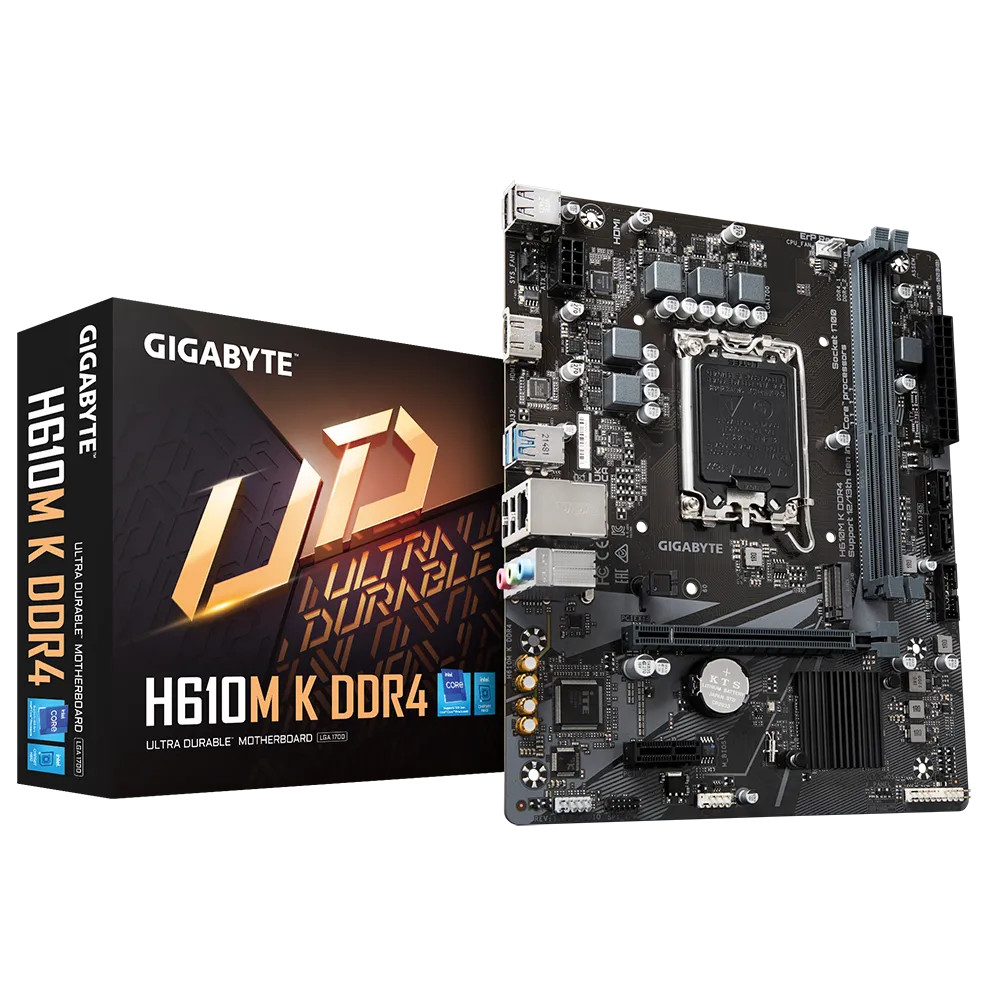 Материнская плата Gigabyte H610M K DDR4 GA-H610M-K-DDR4 Micro-ATX, LGA 1700 - миниатюра 5