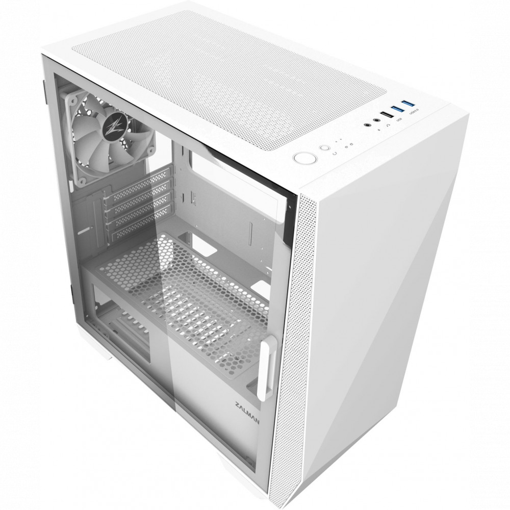 Корпус Zalman Z1 Iceberg White Mini-Tower - миниатюра 2