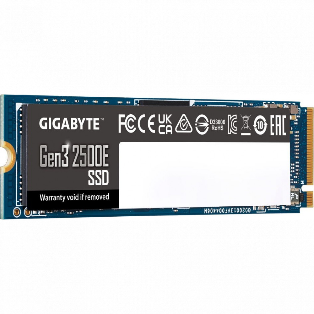 Жесткий диск Gigabyte Gen3 2500E G325E500G SSD (твердотельные), 500 ГБ, M.2, PCIe - миниатюра 2