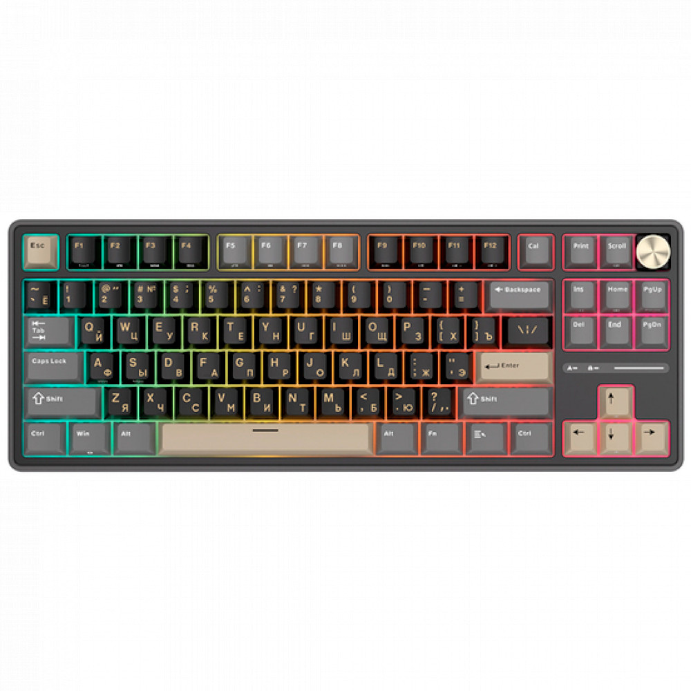 Клавиатура Royal Kludge R87 Pro Phantom (Brown Switch) 6977576550724 Проводная, USB — фото товара