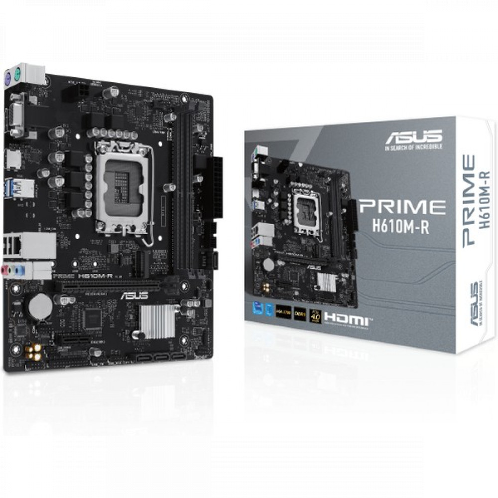 Материнская плата Asus PRIME H610M-R-SI 90MB1GL0-M0ECY0 Micro-ATX, LGA 1700 - миниатюра 4