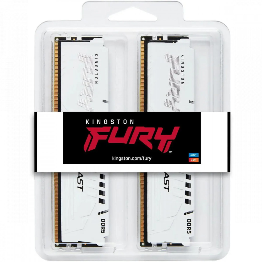 ОЗУ Kingston Fury Beast KF560C30BWEK2-32 DIMM, DDR5, 32 Гб (2 х 16 Гб), 6000 МГц - миниатюра 3