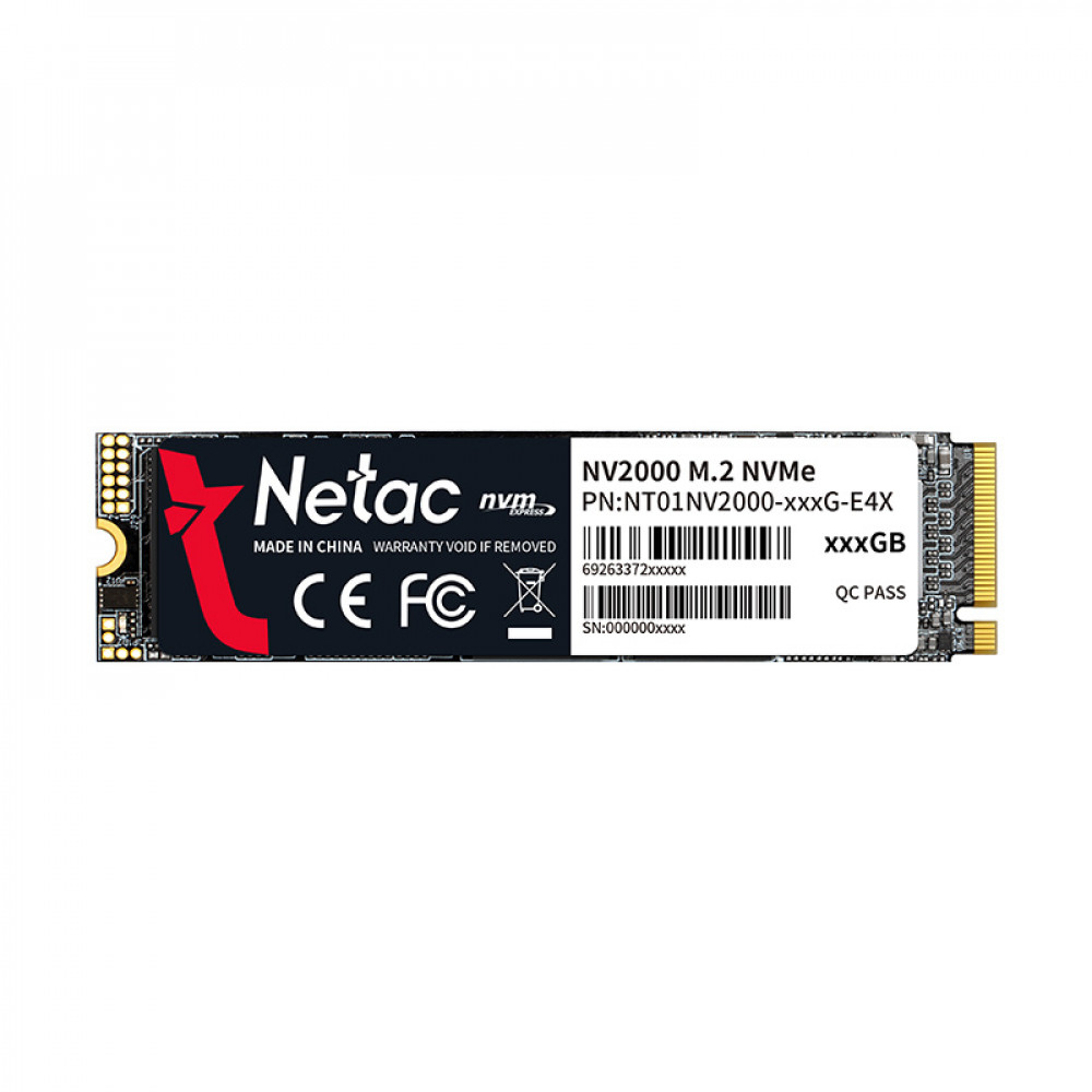 Жесткий диск Netac NV2000 Series NT01NV2000-1T0-E4X SSD (твердотельные), 1 ТБ, M.2, PCIe - миниатюра 4